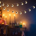 thumbnail image 4 of Ecpecad Halloween String Light Decor Pumpkins Ghost Skulls Holiday Party Decoration Light Led Halloween Ghost Festival Pumpkins Light String Home Party Yard Patio indoor Outdoor Halloween Decor Props, 4 of 5
