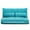 Blue, variant on Gymax Floor Sofa Bed 6-Position Adjustable Sleeper Lounge Couch with 2 Pillows Blue