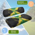thumbnail image 5 of HUIACONG Jamaican Flag Butterfly Print Golf Cart Seat Cover, Cute Machine Washable Dustproof Golf Cart Seat Blanket for Club Car, 5 of 7