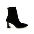 thumbnail image 6 of Arcturus Flared Block Heel Velvet Boots, 6 of 10