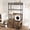 Brown, variant on Kicctian Cat Litter Box Enclosures with Storage Rack, Enclosed Litter Box Furniture, Hammock, Sisal Balls and Cat Scratching Mat,Brown