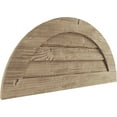 thumbnail image 2 of Ekena Millwork 36"W x 18"H Timberthane Sandblasted Half Round Faux Wood Non-Functional Gable Vent, Primed Tan, 2 of 5