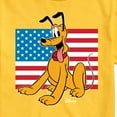 thumbnail image 3 of Disney - Americana - Pluto Usa Flag - Adult Short Sleeve Graphic T-Shirt, 3 of 5