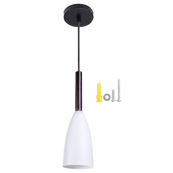 Modern Iron LED Droplight Chandelier for Home or Restaurant Ceiling Decor, E27 Bulb, White