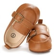 thumbnail image 4 of Fymall Baby Boys Casual Anti-Slip Soft Sole Crib Shoes, 4 of 4