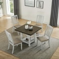thumbnail image 5 of Multifunctional expansion folding table, can sit 4 people, with storage space, four side folding table can save space colleagues can also expand the use area, suitable for kitchen, living room ect., 5 of 9