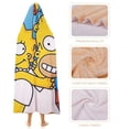 thumbnail image 5 of Simpsons Cloak Hooded Blanket Soft Wearable Blanket Hoodie Throw Cape for Couch Kids Adults 60"x80", 5 of 8