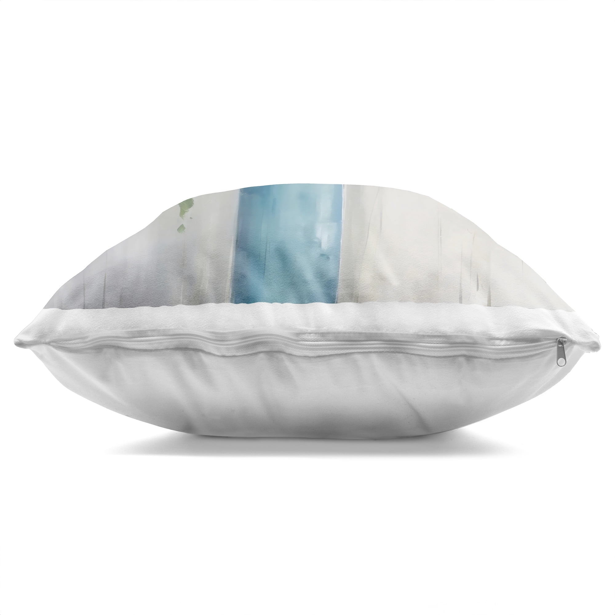 Stupell Industries Indigo Bouquet in Blue Vase Decorative Printed Throw Pillow, design by Creative Studio, 18 x 7 x 18