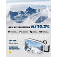 thumbnail image 2 of Gafas de esquí Findway OTG Over Glasses para snowboard, 100% UV, 2 of 7