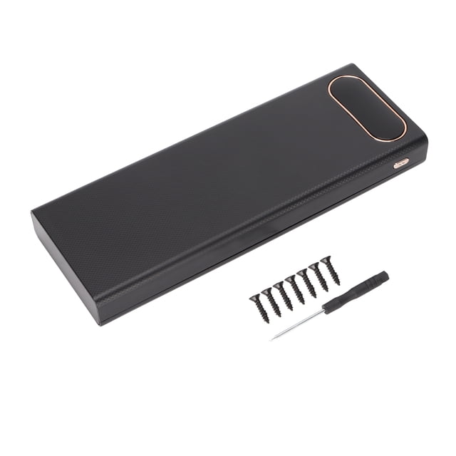 L10 18650 Caja de almacenamiento de batería sin soldadura Pantalla digital LCD Banco de energía portátil DIY