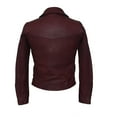 thumbnail image 2 of Pure Leather’s Easy Rider Veg Lambskin Leather Jackets for Women, 2 of 7