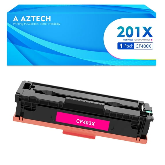 201X 201A Compatible Toner Cartridge Replacement for HP 201X CF403X Use on Color Laserjet Pro MFP M277dw M252dw M277n M277c6 M252n M277 Printer Ink (Magenta, 1-Pack)