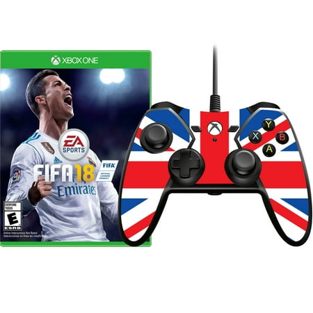 FIFA 18 and England Skin Controller Bundle, Electronic Arts, Xbox One,