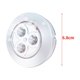 thumbnail image 4 of Paquete de 10 luces LED inalámbricas a batería con pulsador para la noche, luces adhesivas de seguridad para armarios, pasillos y gabinetes, color plateado, 4 of 5