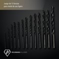 thumbnail image 2 of Juego Brocas Para Metal 13 Piezas Con Estuche Herramienta, 2 of 7