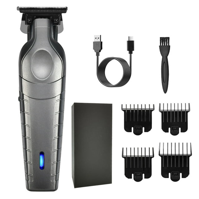 Brightup Tondeuse à Barbe pour Hommes 1500 mAh Rechargeable 3 H Sans Fil Ensemble de Tondeuses à Cheveux Kit de Soins et de Rasage pour Visage Moustache Corps Oreille Tondeuse Plus Kit de Tondeuse pour Barbiers 5 ml