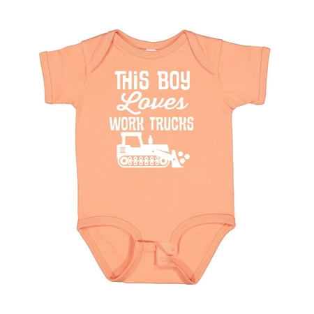 

Inktastic Construction Truck Bulldozer Boys Gift Baby Boy Bodysuit