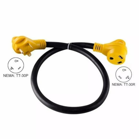 Genuine Superior RVA1526 15' 30 Amp TT-30R RV 10AWG Extension Cord Plug TT-30P