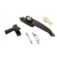 thumbnail image 2 of National Hardware V1330 Colonial Push Button Door Latch with Key, Black, 2 of 2