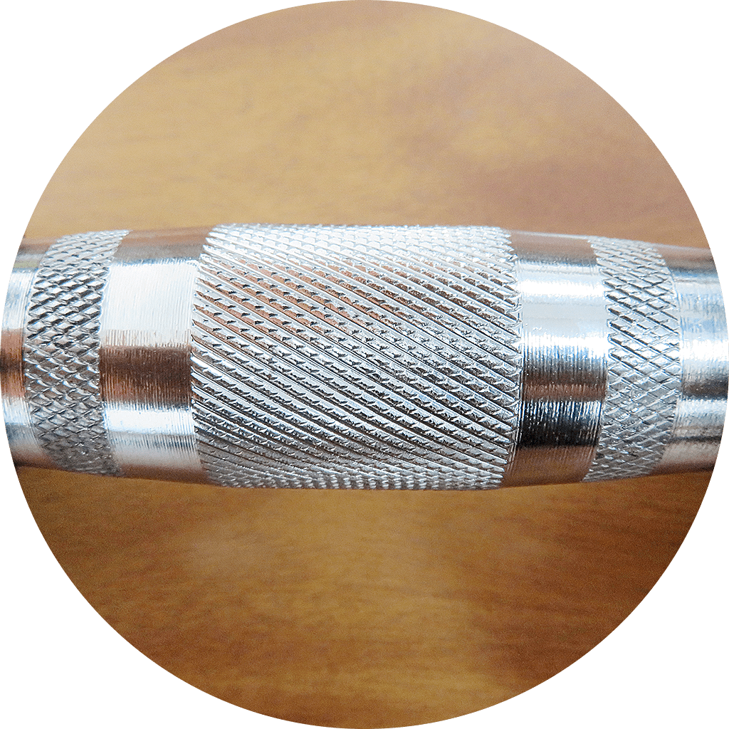 BalanceFrom Barbell Rubber Hex Dumbbell, 15 Lbs., Single