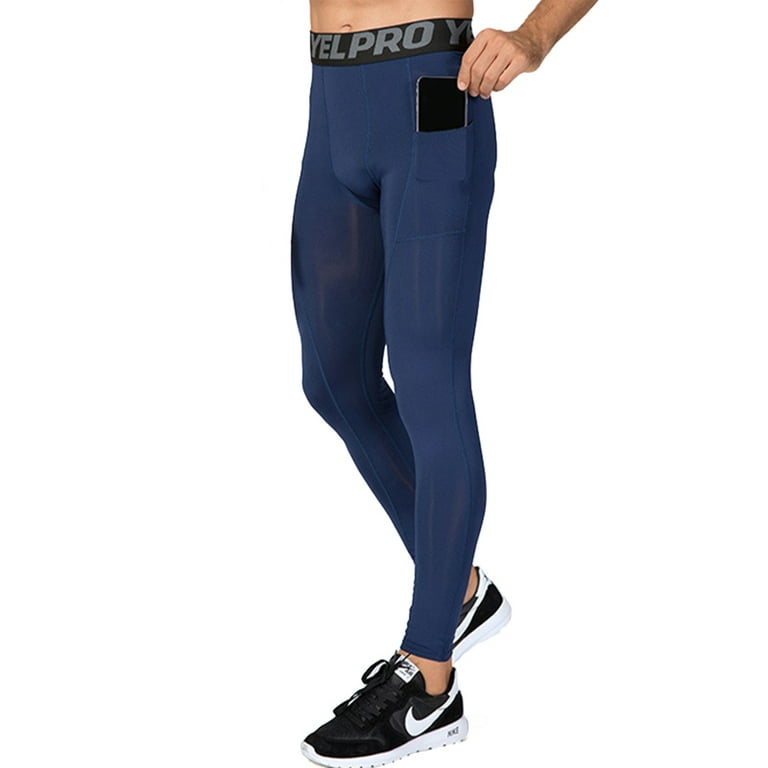 Fdx Recoil Men's Winter Base Layer Leggings Blue, Grey Navy, 47 OFF