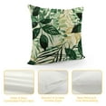 thumbnail image 4 of Nawypu Green Tropical Palm Leaves Throw Pillow Covers Set of Tropical Leaves Decoration Leaves Throw Pillow Covers for Sofa Couch Home Decoration, 4 of 5
