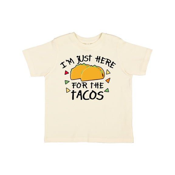 Inktastic I'm Just Here for the Tacos Cinco De Mayo Boys or Girls Toddler T-Shirt