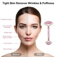 thumbnail image 2 of Charmonic 4-in-1 Jade Roller & Gua Sha Set - Rose Quartz Facial Massage Tool for Face, Neck & Eyes, Includes Silicone Brush to Reduce Puffiness & Wrinkles, 2 of 6