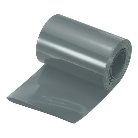 Uxcell Battery Wrap 95mm Flat 18ft Heat Shrink Tube Wraps Grey