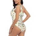 thumbnail image 4 of Honeii Sushi and Rolls for women's one-piece swimsuit featuring a chic one-shoulder design experience elegance and style in the water-Large, 4 of 6