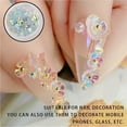 thumbnail image 4 of maskred 1/2/3/5 Art Crystal Flower Shining Rhinestone Pearl Sequin Rhinestone Manicure Decoration No.6 1 Pc, 4 of 6