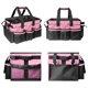 thumbnail image 2 of Carrito de limpieza, bolsas de limpieza grandes para amas de casa, organizador de suministros de limpieza con asa ampliamente utilizado, rosa, 2 of 5