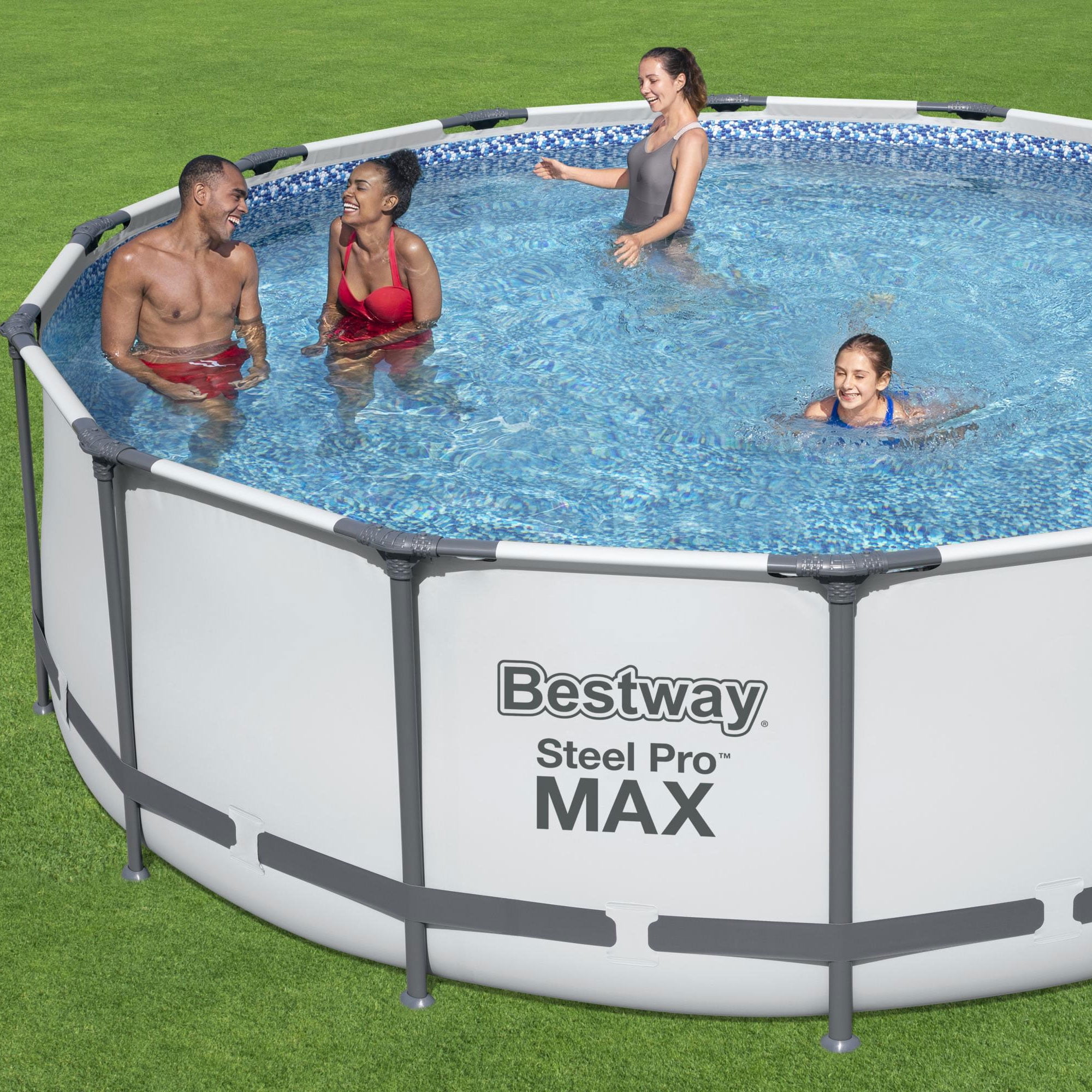 Above Ground Round Swimming Pool Set 
