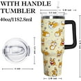 thumbnail image 2 of Dog Lovers Gifts for Women,40 Oz Corgi Tumbler Handle Lid and Straw, Birthday Christmas Gifts for Dog Lovers,Corgi Coffee Travel Tumbler Mug Cup, 2 of 6