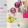 thumbnail image 3 of Cartoon Fashion Barbie Pink For ID Card Holder Scalable Toggle Clip Employee Card Nurse Chest Card Student Bus Card Holder Style 10, 3 of 6