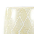 thumbnail image 6 of JONATHAN Y Moroccan Diamonds 18" Ceramic Drum Garden Stool, Yellow, 6 of 8