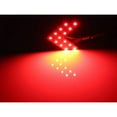 thumbnail image 3 of Pair 14-SMD Arrow Shape LED Circuit Board Panels for Behind The Side Mirror Turn Signal Retrofit, Brilliant Red, 3 of 9