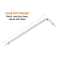thumbnail image 6 of 2packs T8 Long Arm Tamper Proof Torx Wrench Star Keys, S2 Steel Chrome Coated Surface, 6 of 7