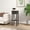 Coffee, variant on 2-Tier Side Table with Drawer and Shelf, Light Blue End Table for Living Room and Hallway