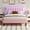 Pink, variant on 4 Ever Queen Size LED Bed Frame, Upholstered Footboard, White