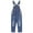 LightBlue-2466, variant on KIDSCOOL SPACE Little Boys Slim Fit Jeans,Ripped Big Bib Pocket Fashion Denim Overalls,Deep Blue,9-12 Months