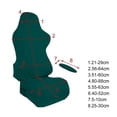 thumbnail image 1 of serony Housse de Chaise de Jeu Douce pour Housse de Chaise Pivotante Universelle, Coussin de Chaise de Course Inclinable Vert Foncé, 1 of 8