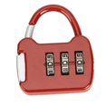 thumbnail image 4 of MesaSe 3 Digit Combination Lock  Combination Locker Lock Gym Locker Lock Outdoor Padlock for Gate Case Wardrobe Office red, 4 of 8