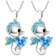 thumbnail image 1 of Collar Caballo de Mar High Monaco 2 Pzas Plata/Azul SeahorseNeck01, 1 of 4