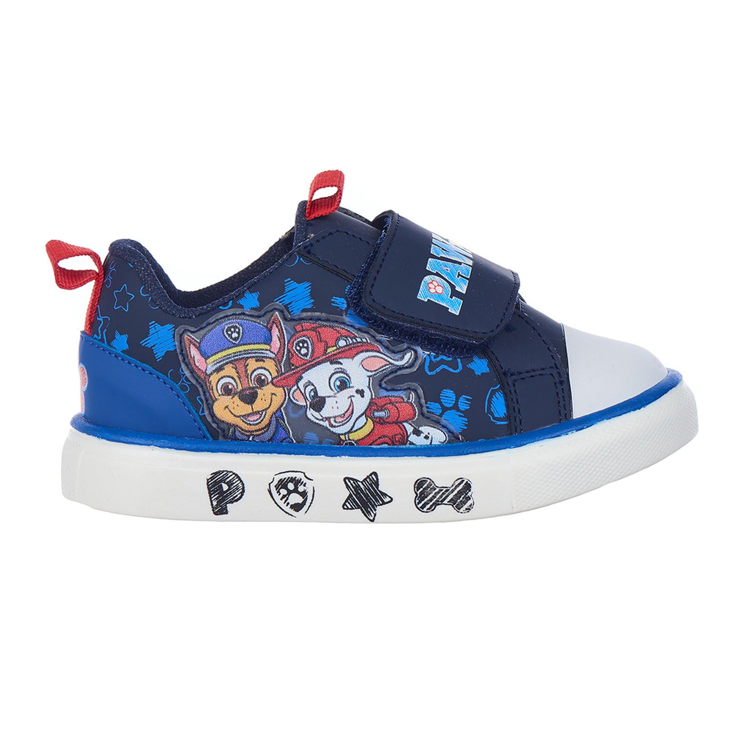 Tenis Paw Patrol Azul Tipo Piel Marino Con Luces azul marino 15