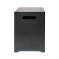 thumbnail image 6 of Noble House Wellington Rectangular Fire Pit with Tank Holder in Brushed Brown, 6 of 10