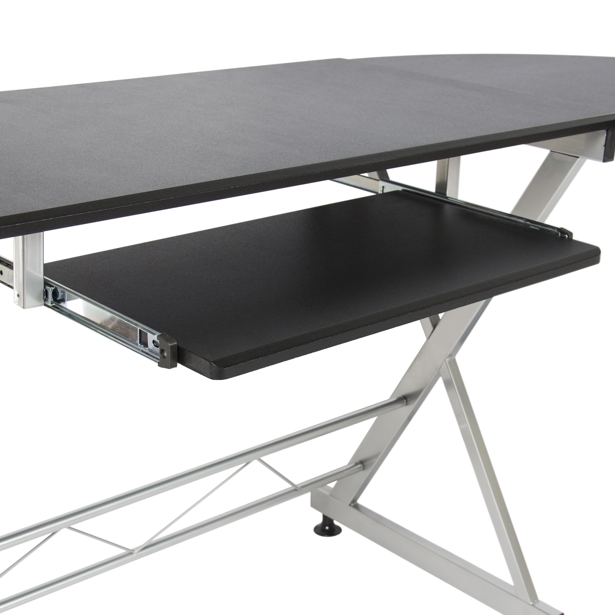 best choice products wood l-shape corner computer desk pc laptop best choice products wood l-shape corner computer desk pc laptop