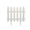 B 1Pcs, variant on HOARBOEG 1Pcs White Plastic Garden Fence Border Edging - 19.68*15.74in Decorative Landscape Edging with Ground Studs, Interlocking Flower Bed Border for Yard Lawn Garden Decoration