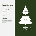 thumbnail image 4 of LuxenHome 5Ft Holiday Slim Artificial Pampas Grass Tree in Natural Ivory, 4 of 8