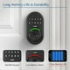 thumbnail image 5 of Cerradura de perilla de puerta inteligente con teclado, cerradura digital de entrada sin llave Yamiry con manija, perilla de código electrónico para puerta principal, fácil instalación, 5 of 5